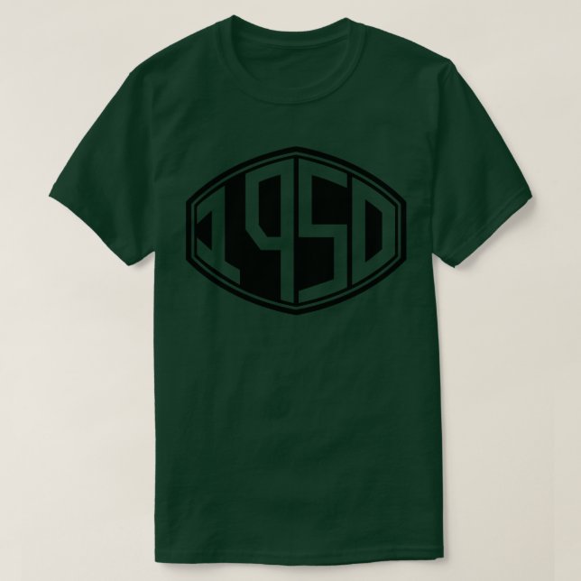 1950 Retro Hipster Birthday T Shirt (Design framsida)