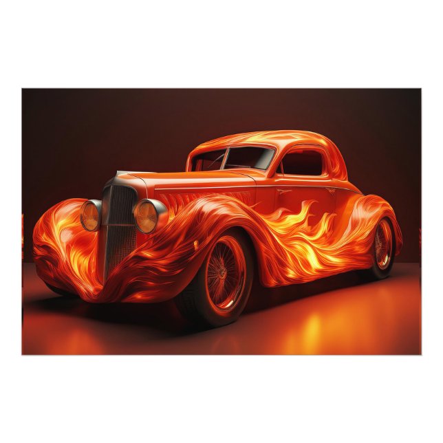 1950:s Anpassade 30:e Roadster Hot rod Fototryck (Framsidan)