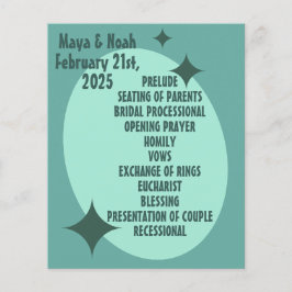 1950:s atommyntverk-Bröllopsprogram