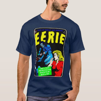 1950:s "EERIE"-Tecknader T Shirt