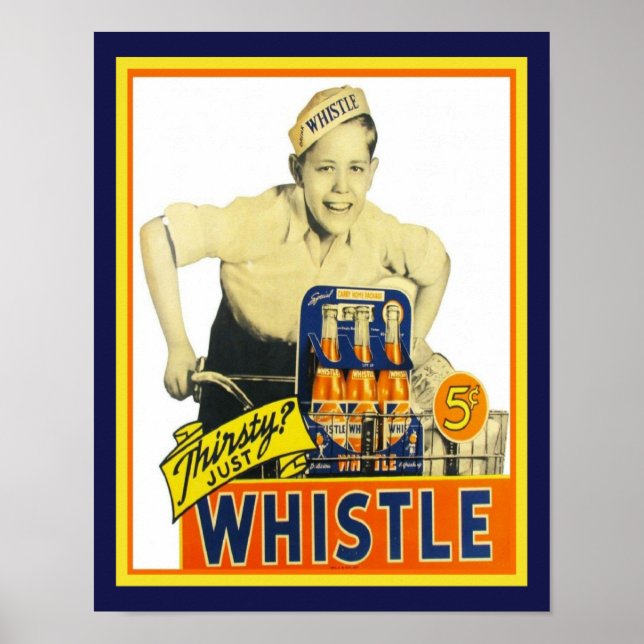 1950:s Orange för oönskad reklam Poster (Framsidan)