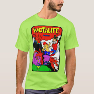 1950:s Wotalife-Tecknader T-Shirt