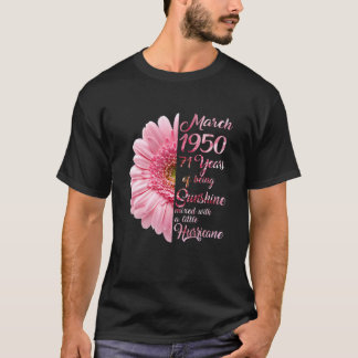 1950 T 71 ÅRS 71St Birthday Gift Shirt