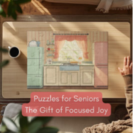 1950-tal Retro Kök Demens Pussel Nostalgisk