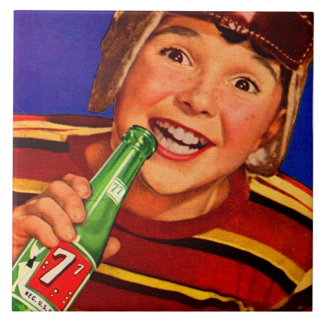 1950-talet, 77-bitars kakelplatta (Framsidan)