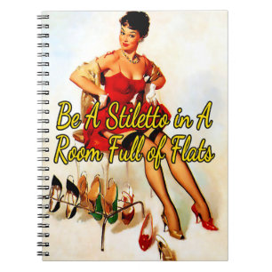 1950-talet av Gil Elvgren på skor Anteckningsbok