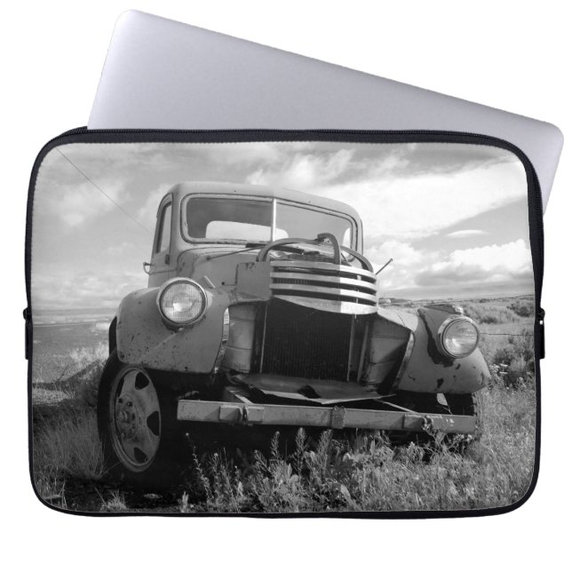 1950-talet Chevy Lastbil Photo Laptop sleeve (Framsidan)