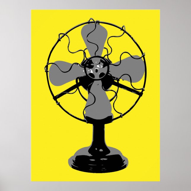 1950-talet fläkt poster (Framsidan)