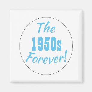 1950-talet för evigt Retro-dekada Magnet