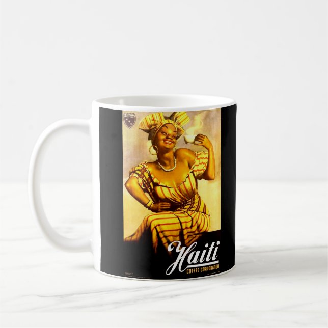 1950-talet Haitis kaffebolag och Kaffemugg (Vänster)