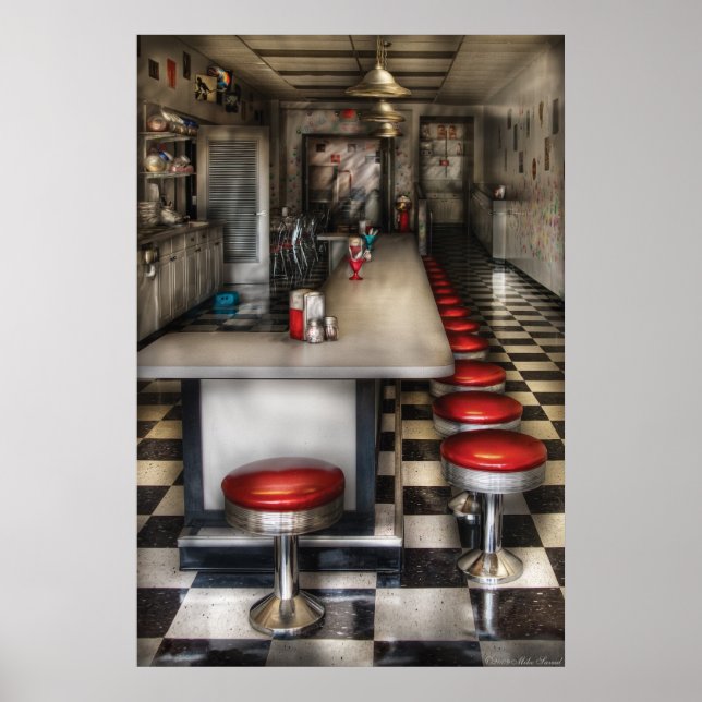 1950-talet - Ice Cream Parlor Poster (Framsidan)