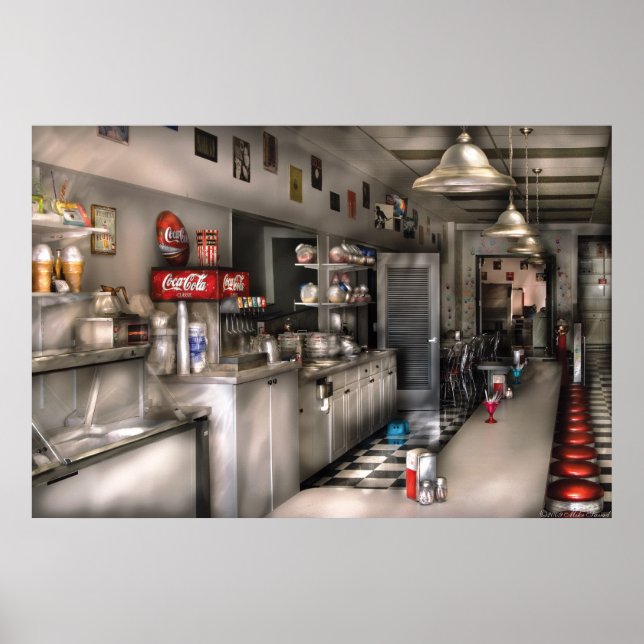 1950-talet - Soda Fontän Poster (Framsidan)