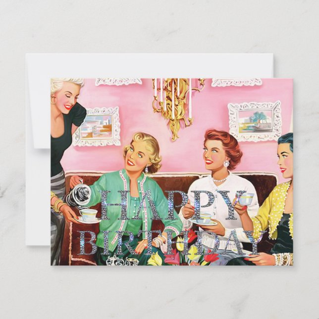 1950-talets eftermiddagste Lycka till födelsedagen (Framsida)
