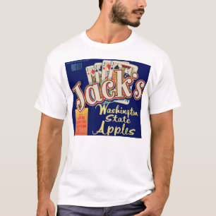 1950-talets etikett Washington State Apples låda T Shirt