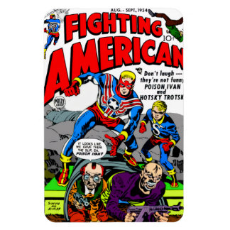 1950-talets "Fighting American" Magnet