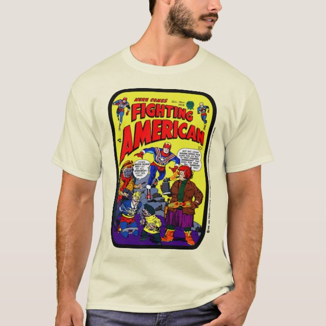 1950-talets Fighting American T-Shirt (Framsida)