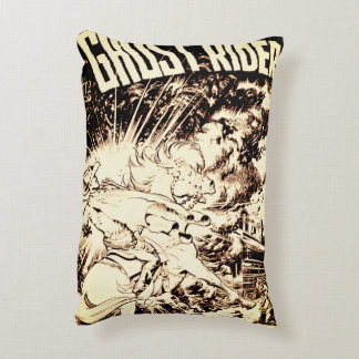 1950-talets Ghost Rider-serietryck-kudde Prydnadskudde