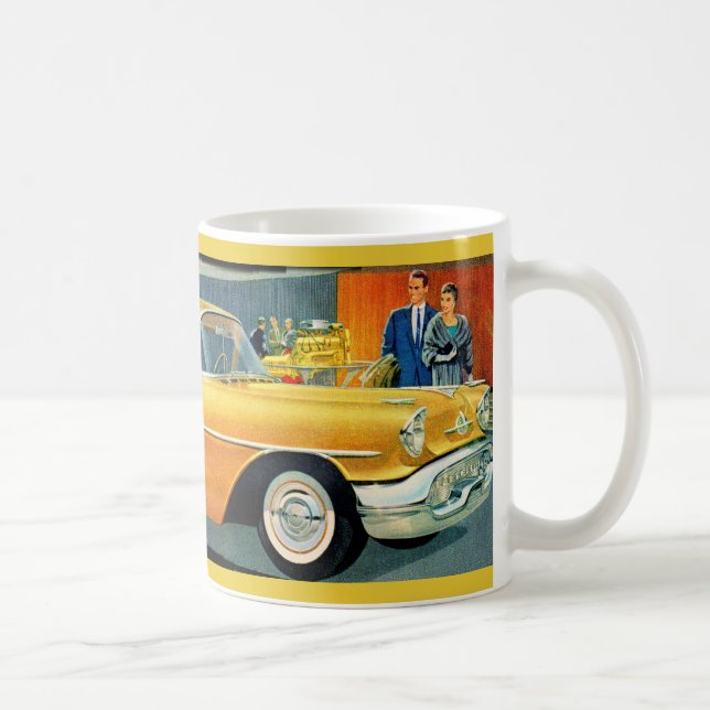 1950-talets gyllene Rocket 88 Oldsmobile Kaffemugg (Höger)
