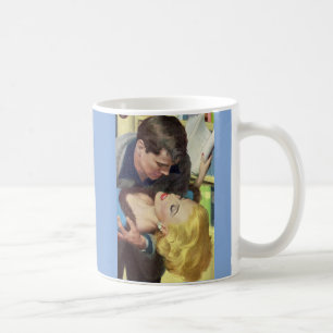 1950-talets hett romantik kaffemugg