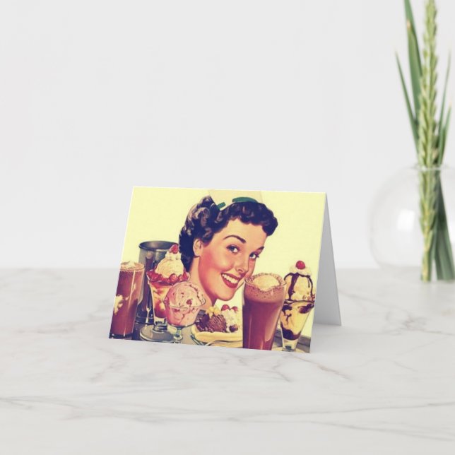 1950-talets Middag Helgkort (Framsida)