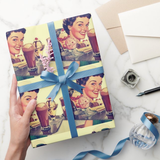 1950-talets Middag Presentpapper (Gifting)