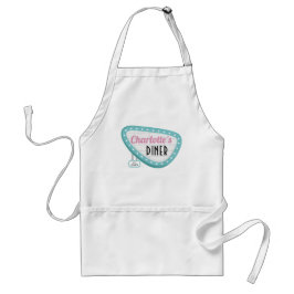 1950-talets Middag Retro Signage Birthday Apron -  Förkläde