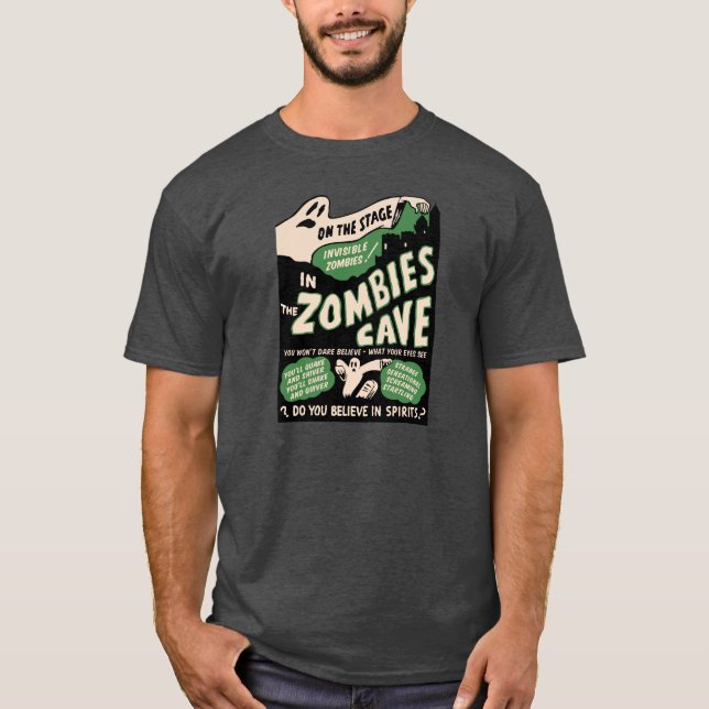1950-talets postershow Poster Art - Zombies Tee Shirt (Framsida)