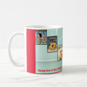1950-talets Roligt - Pam & Penny - Twillingarna! Kaffemugg