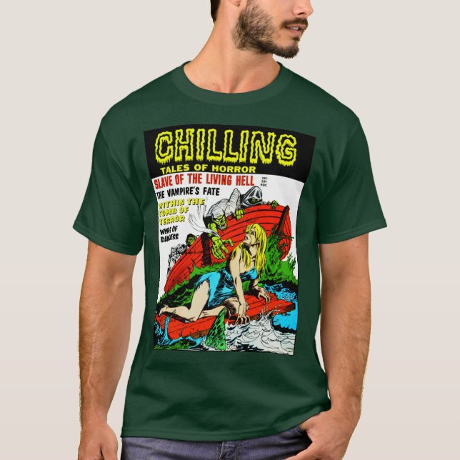 1950-talets rysare: Skräckberättelser T-shirt (Framsida)