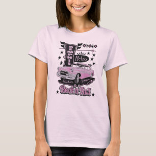 1950-talets Sock Skutt Dance Costume Retro 50-tale T Shirt
