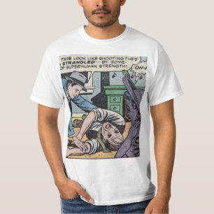 1950-talets Tecknad för Vintage av skräck   Bäs T Shirt