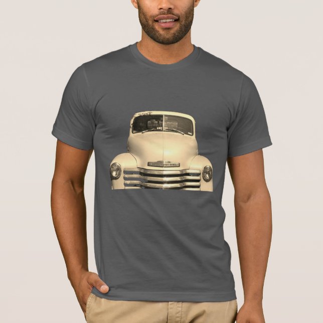 1950-talets Vintage Chevy Lastbil T Shirt (Framsida)