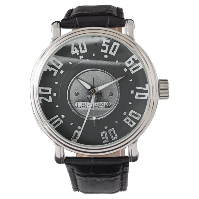 1950-tals Klassisk Hastighetsmätare för Pickup Armbandsur (Framsida)