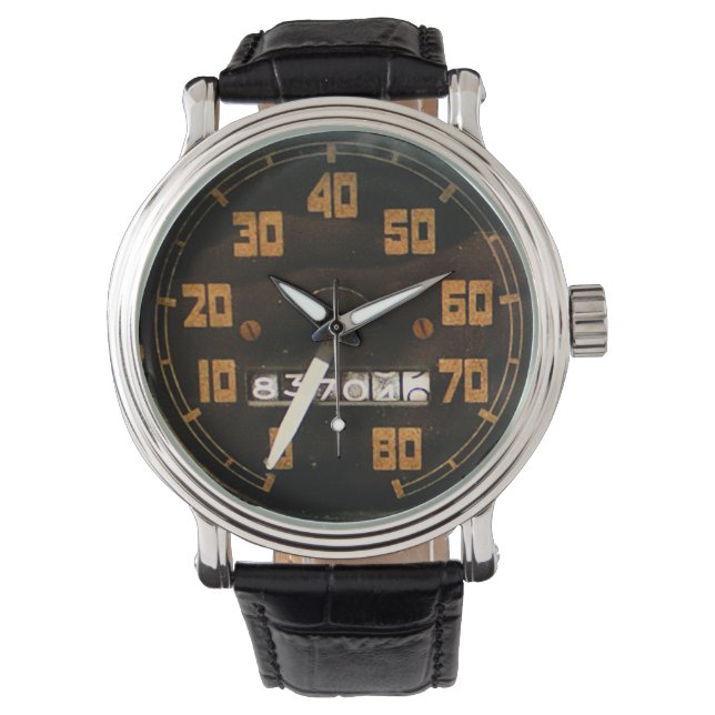 1950-tals Klassisk Pickup Hastighetsmätare Armbandsur (Framsida)