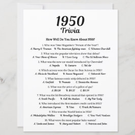 1950 Trivia-spel