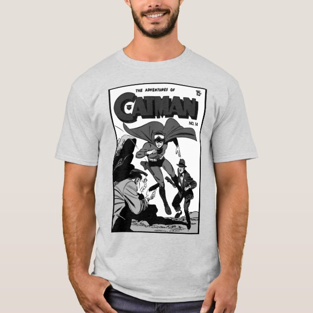 1950's Äventyren of CATMAN T-Shirt (Framsida)