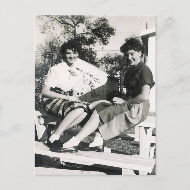 1950'S GIRLS #14 VYKORT (Framsida)