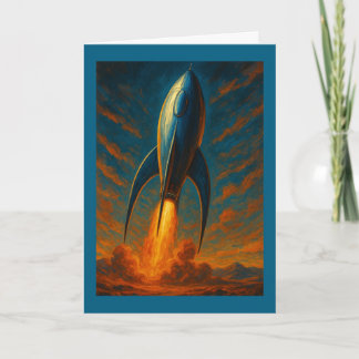 1950s inspired rocket ship  kort