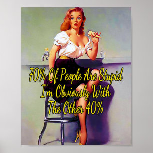 1950's Spilled Ice Cream by Gil Elvgren Notebook Poster