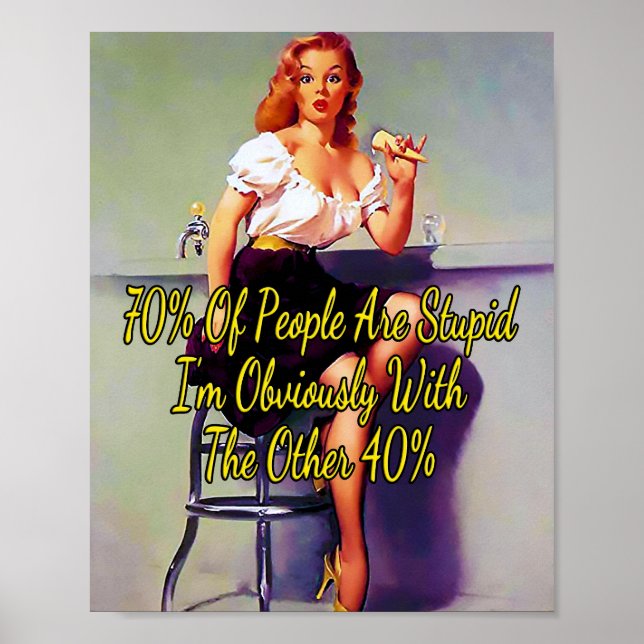 1950's Spilled Ice Cream by Gil Elvgren Notebook Poster (Framsidan)