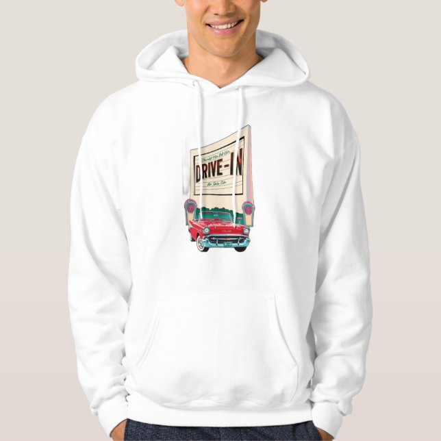 1950s-stil-enhetsfilm hoodie (Framsida)