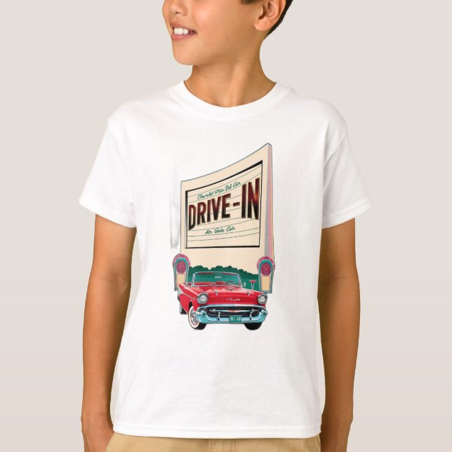 1950s-stil-enhetsfilm t shirt (Framsida)