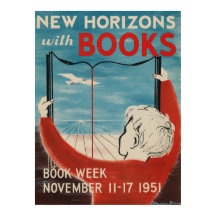 1951 Barns Bok-vecka Poster