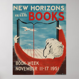 1951 Barns Bok-vecka Poster