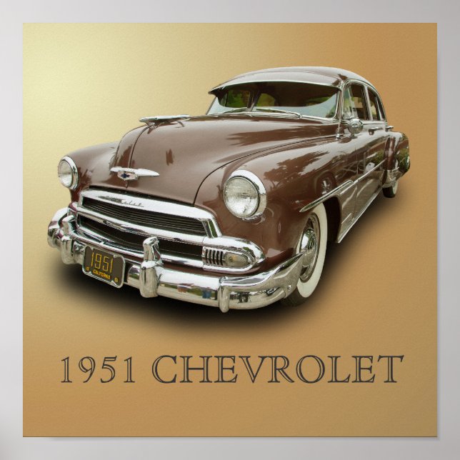 1951 CHEVROLET POSTER (Framsidan)