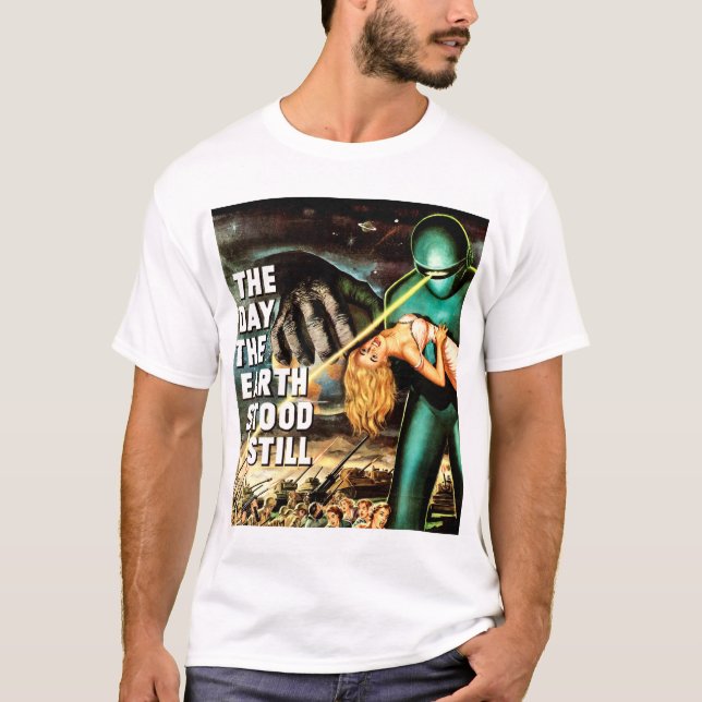 1951 film Jorden är fortfarande kvar T Shirt (Framsida)