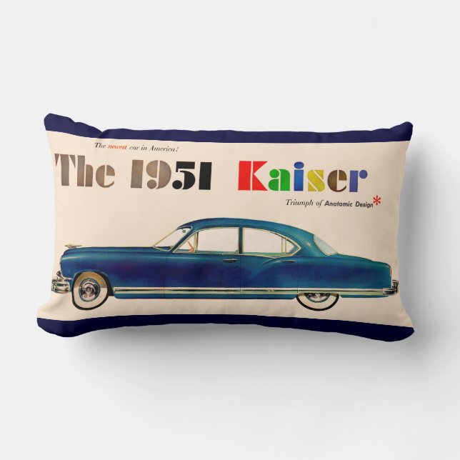 1951 Kaiser Lumbarkudde (Framsida)