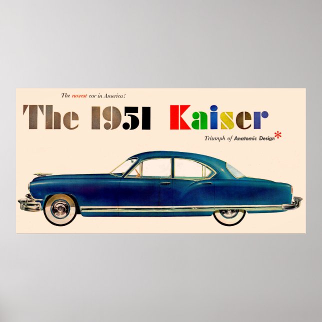 1951 Kaiser Poster (Framsidan)