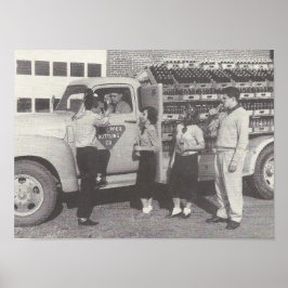 1951 Mjuk dryck Lastbil Poster