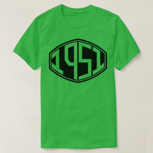 1951 Retro Hipster Birthday T Shirt (Design framsida)